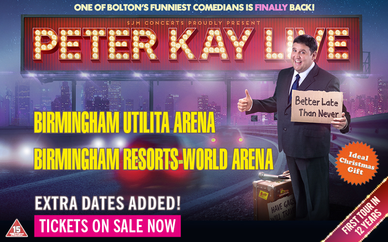 Peter Kay Tickets 2024 Birmingham Tickets - Cheri Deerdre